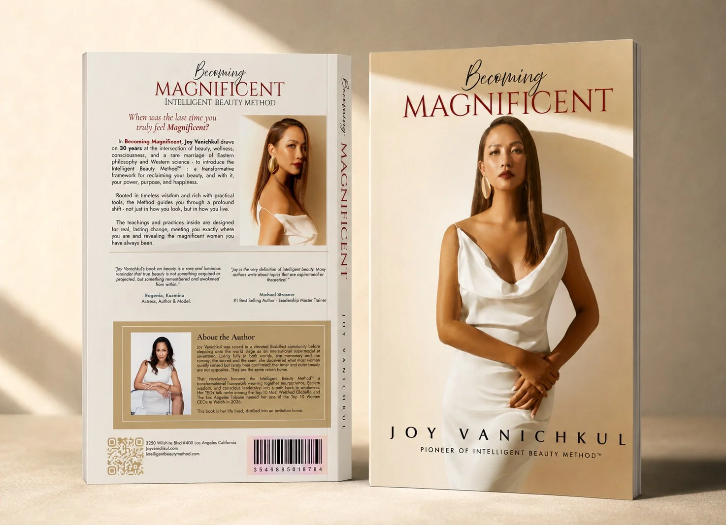 Becoming Magnificent book cover and back cover